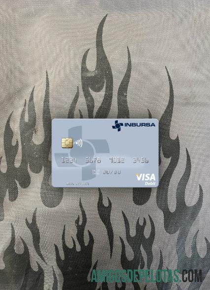 México Grupo Financiero Inbursa Visa Cartão de Débito Photolook Front baixar para verificação